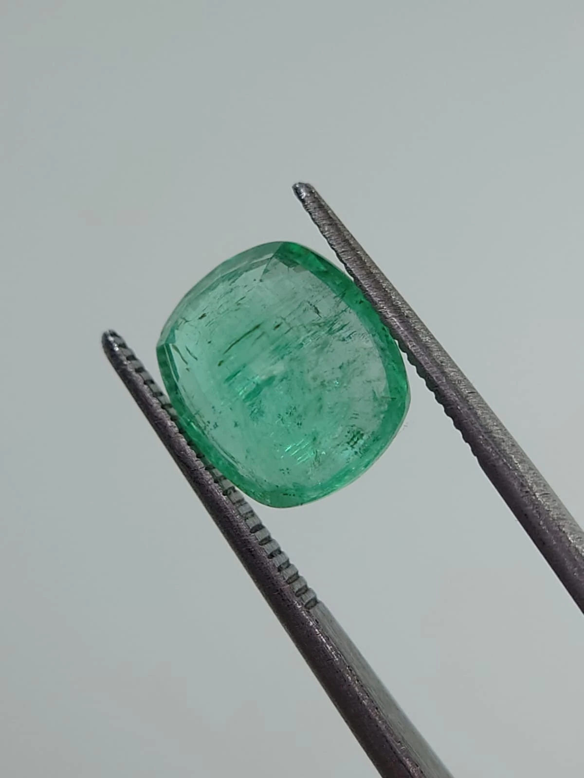 3.7ct Natural Emerald  Loose Gemstone From Panjshir Afghanistan — view 4